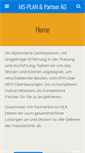 Mobile Screenshot of ms-plan.ch